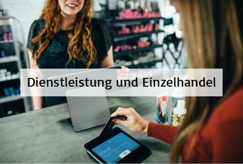 Bild Dienstleistung und Einzelhandel